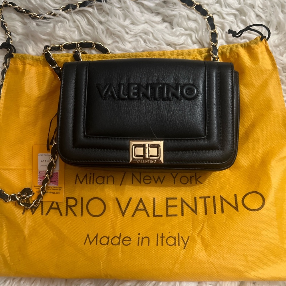 Mario Valentino Black Crossbody Bag BNWT